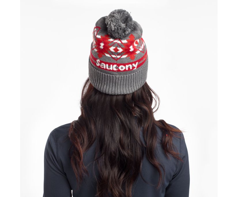 Dámské Beanies Saucony Rested Pom Světle Šedé | 4329-RXYHP