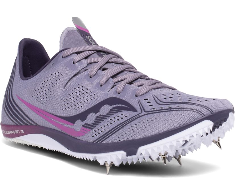 Dámské Běžecké Boty Saucony Endorphin 3 Fialové | 4712-YFXBG