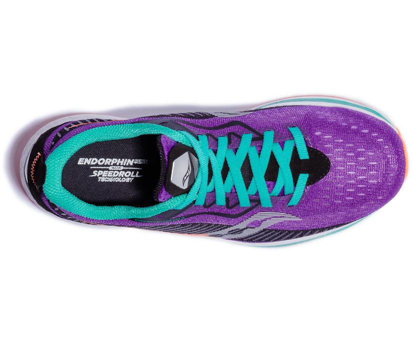 Dámské Běžecké Boty Saucony Endorphin Speed 2 Fialové Černé Tyrkysové | 4697-WSIJY