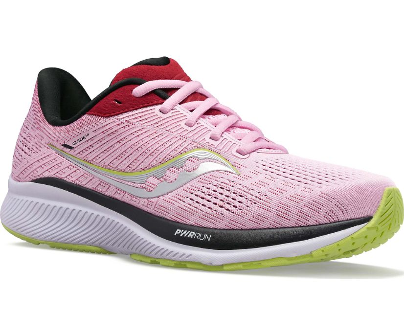 Dámské Běžecké Boty Saucony Guide 14 Růžové | 6491-WNLJI