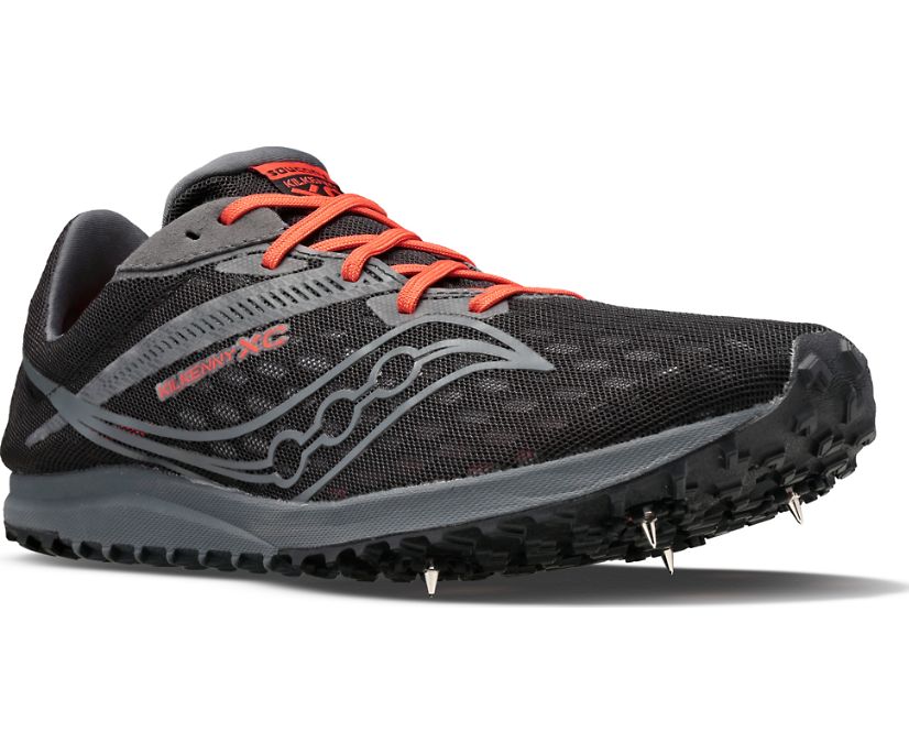 Dámské Běžecké Boty Saucony Kilkenny Xc9 Spike Černé Šedé | 9614-GLNIW