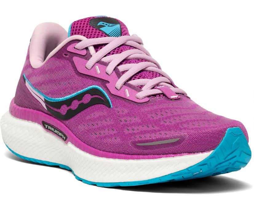 Dámské Běžecké Boty Saucony Triumph 19 Fialové | 5071-SVZLG