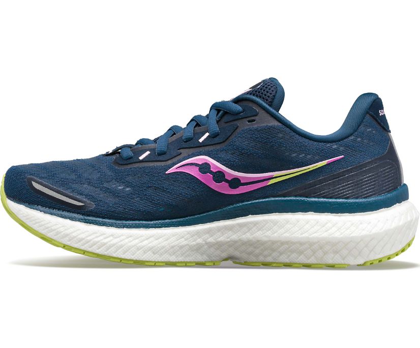 Dámské Běžecké Boty Saucony Triumph 19 Tmavě Blankyt Zelene | 2910-XCAKS