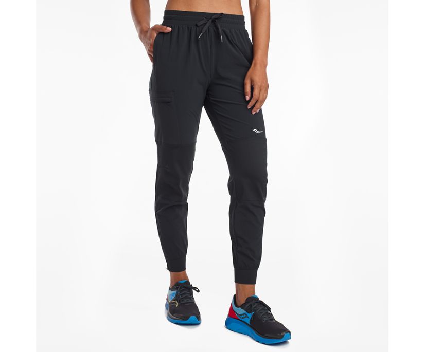 Dámské Kalhoty Saucony Summit Jogger Černé | 9483-AFYBS