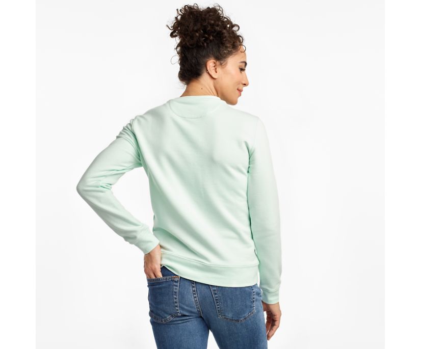 Dámské Košile Saucony Rested Crewneck Blankyt | 5986-ANDFU