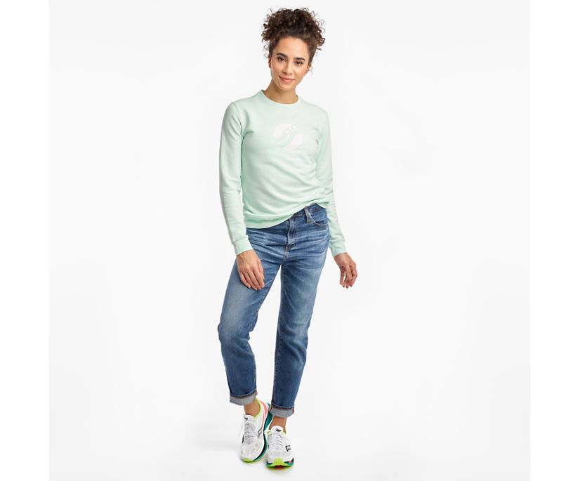 Dámské Košile Saucony Rested Crewneck Blankyt | 5986-ANDFU