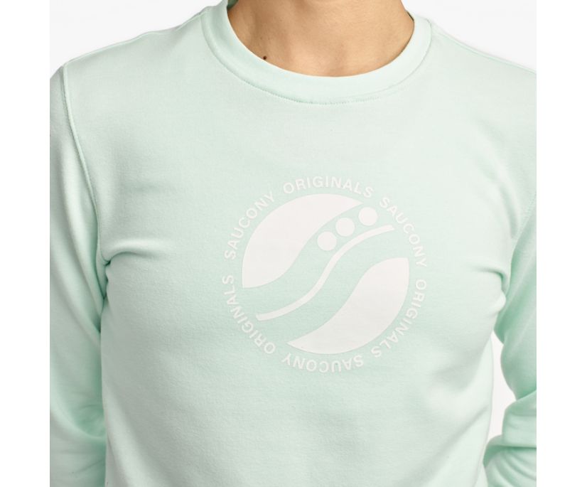 Dámské Košile Saucony Rested Crewneck Blankyt | 5986-ANDFU