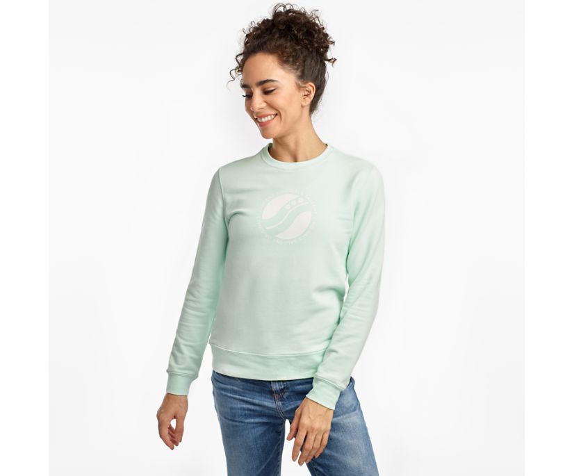 Dámské Košile Saucony Rested Crewneck Blankyt | 5986-ANDFU