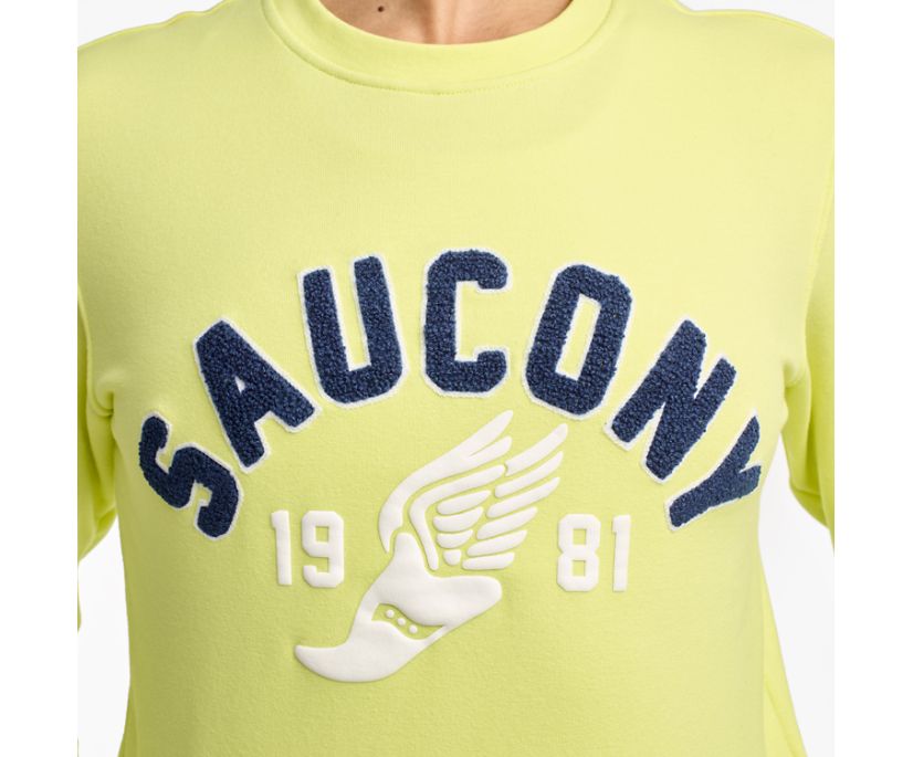 Dámské Košile Saucony Rested Crewneck Světle Zelene | 1486-UPAFL