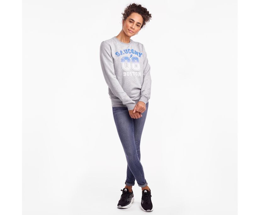 Dámské Košile Saucony Rested Crewneck Světle Šedé | 2681-XSEWD