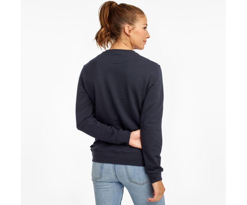 Dámské Košile Saucony Rested Crewneck Tmavě Blankyt | 4823-ZVXMA