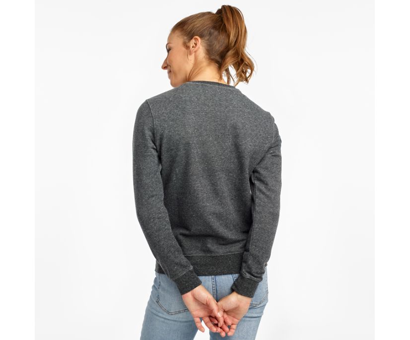 Dámské Košile Saucony Rested Crewneck Černé | 1956-CUWRH