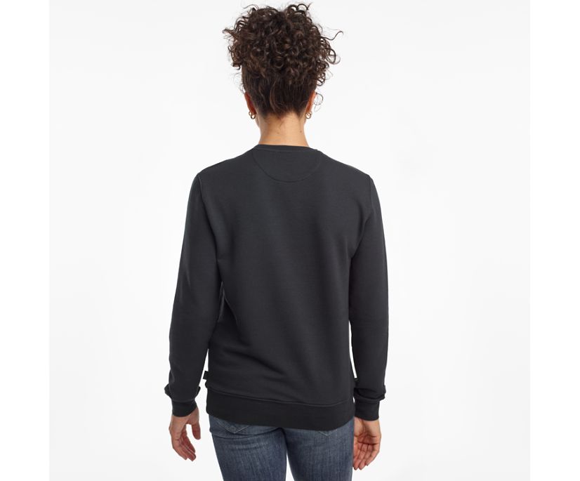 Dámské Košile Saucony Rested Crewneck Černé | 7428-FMAOR