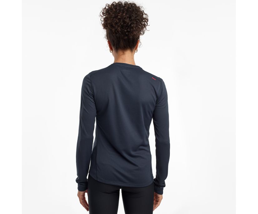 Dámské Košile Saucony Stopwatch Long Sleeve Blankyt | 7215-UPKOS