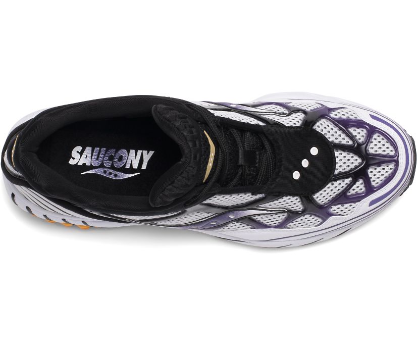 Dámské Originals Saucony Grid Web Bílé Fialové Žluté | 6892-IJYCH