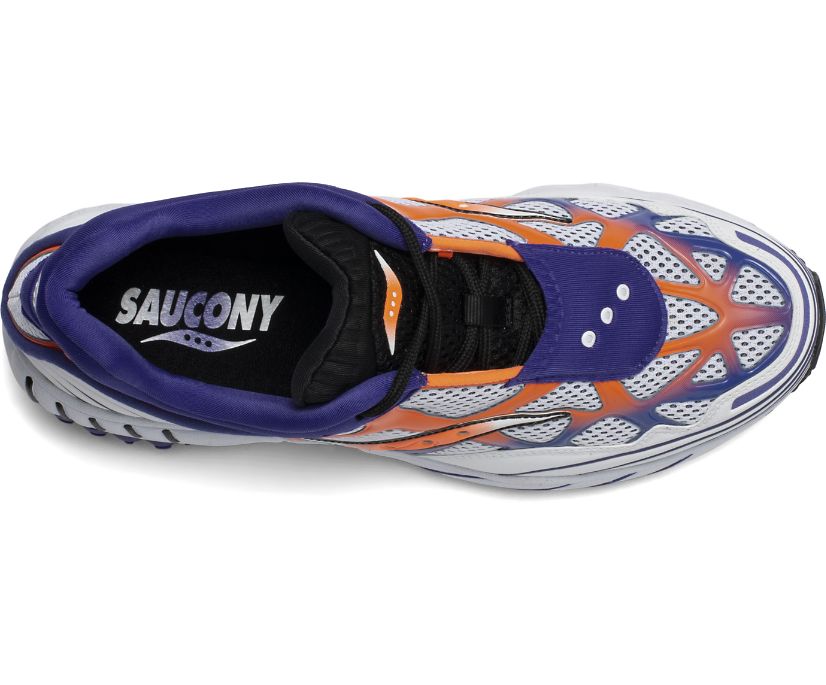 Dámské Originals Saucony Grid Web Bílé Oranžové Fialové | 1439-KBOHQ