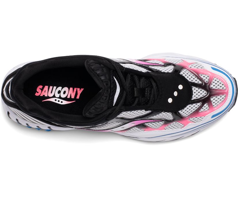 Dámské Originals Saucony Grid Web Bílé Růžové Blankyt | 5849-KXQVU