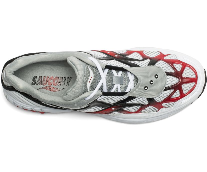 Dámské Originals Saucony Grid Web Bílé Šedé Červené | 6158-ASKZH