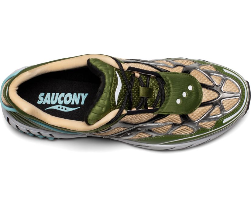 Dámské Originals Saucony Grid Web Olivy Zelené Černé Blankyt | 6425-NLVKC