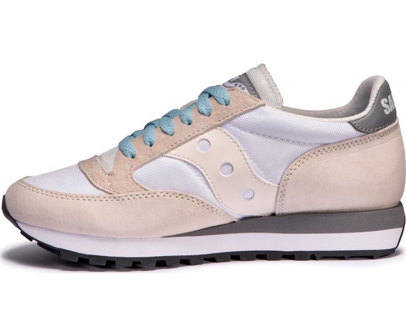 Dámské Originals Saucony Jazz 81 Bílé Hnědožlutý Šedé | 2176-LWAED