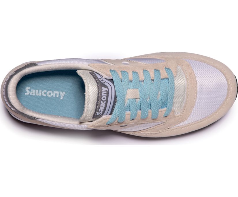 Dámské Originals Saucony Jazz 81 Bílé Hnědožlutý Šedé | 2176-LWAED