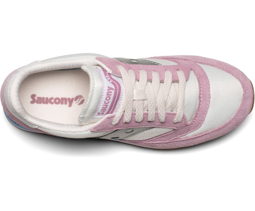 Dámské Originals Saucony Jazz 81 Bílé Růžové Šedé | 0537-LUMKR