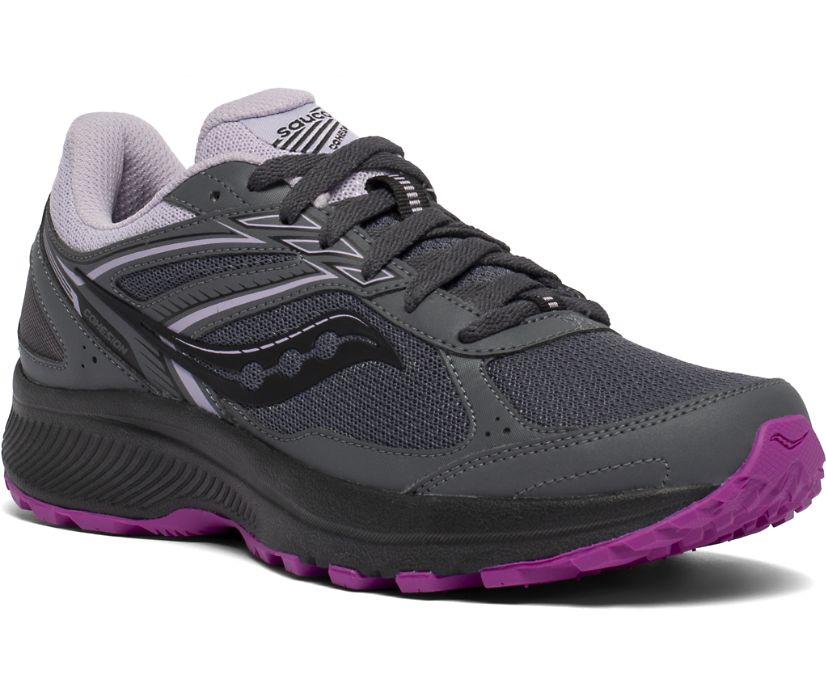 Dámské Trailové Běžecké Boty Saucony Cohesion Tr14 Šedé | 4531-TWRGB