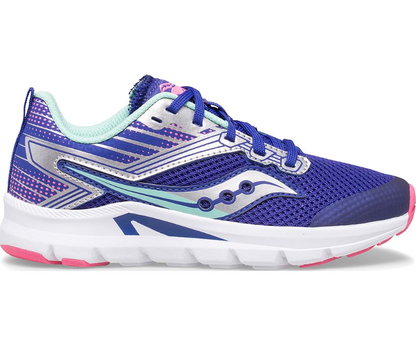 Dětské Tenisky Saucony Axon Blankyt Stříbrné | 2396-FGDWB