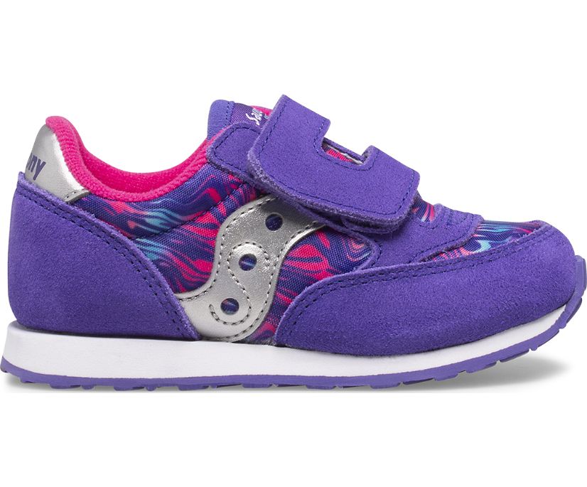 Dětské Tenisky Saucony Baby Jazz Hook & Loop Fialové | 1532-QSUYC