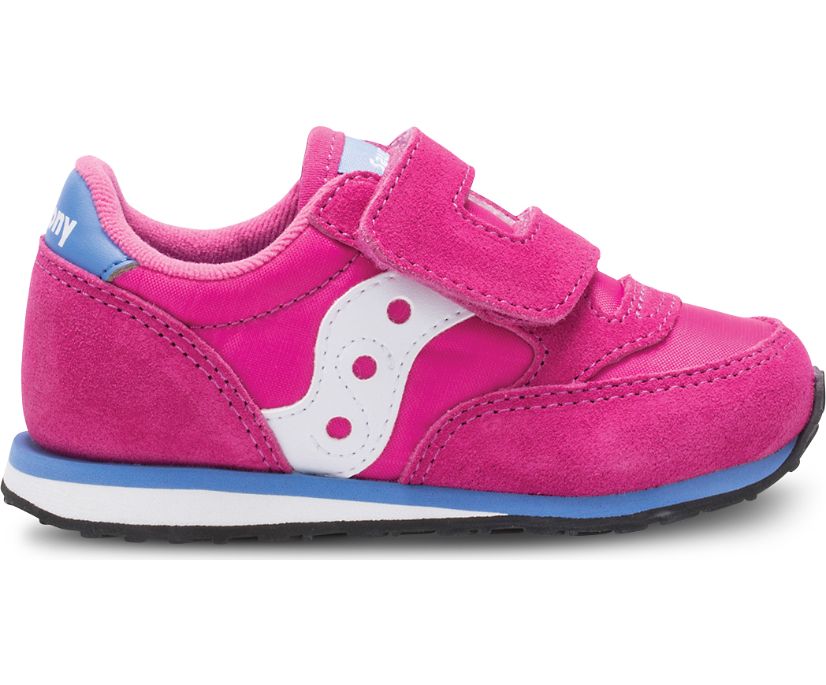 Dětské Tenisky Saucony Baby Jazz Hook & Loop Růžové Bílé | 8291-IGLBR