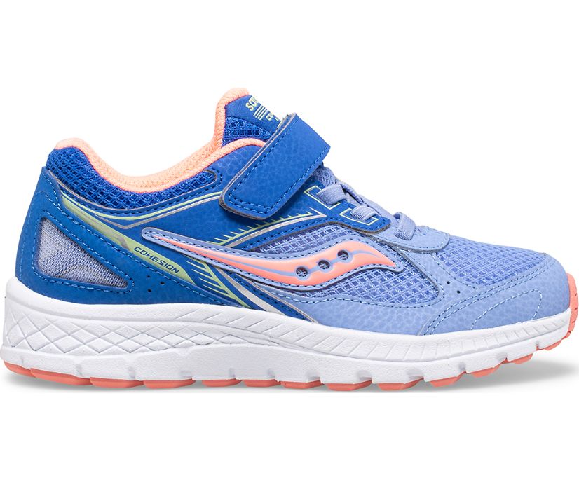 Dětské Tenisky Saucony Cohesion 14 A/C Blankyt Koralove | 1032-SNEIX