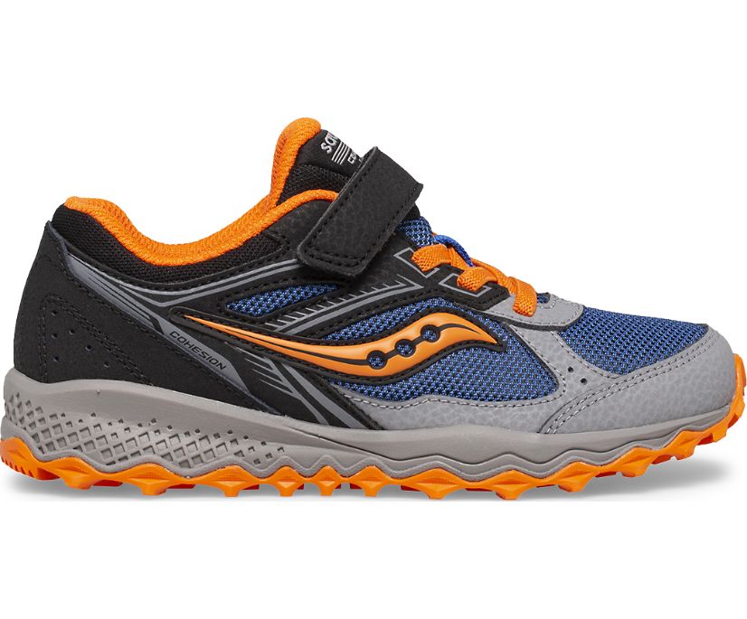 Dětské Tenisky Saucony Cohesion 14 A/C Černé Blankyt Oranžové | 7149-WNZRB