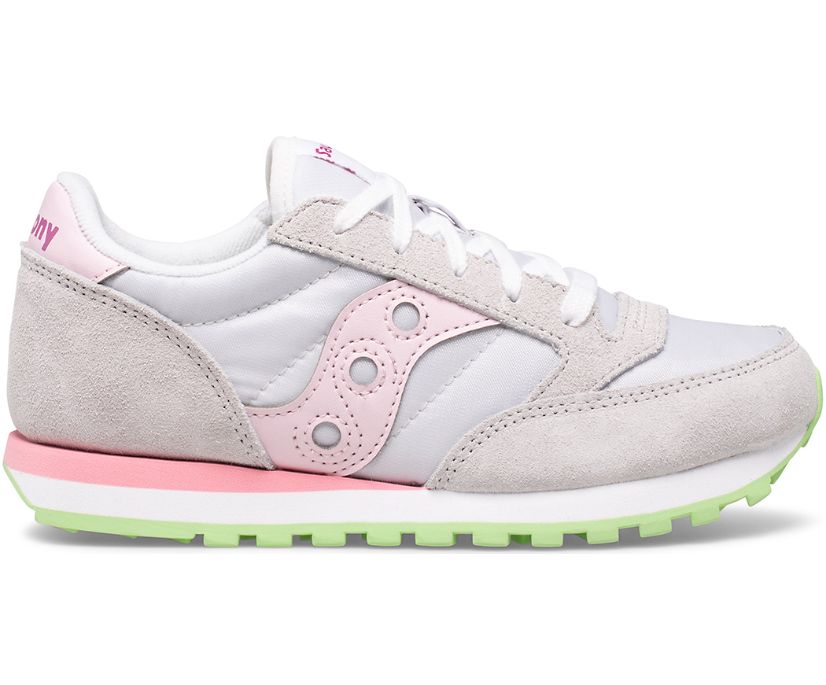 Dětské Tenisky Saucony Jazz Original Šedé Růžové Zelene | 2451-LSATK