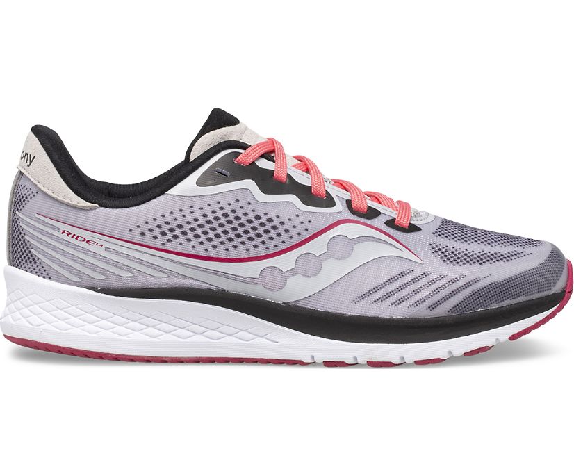 Dětské Tenisky Saucony Ride 14 Stříbrné Růžové | 5318-XVOQU