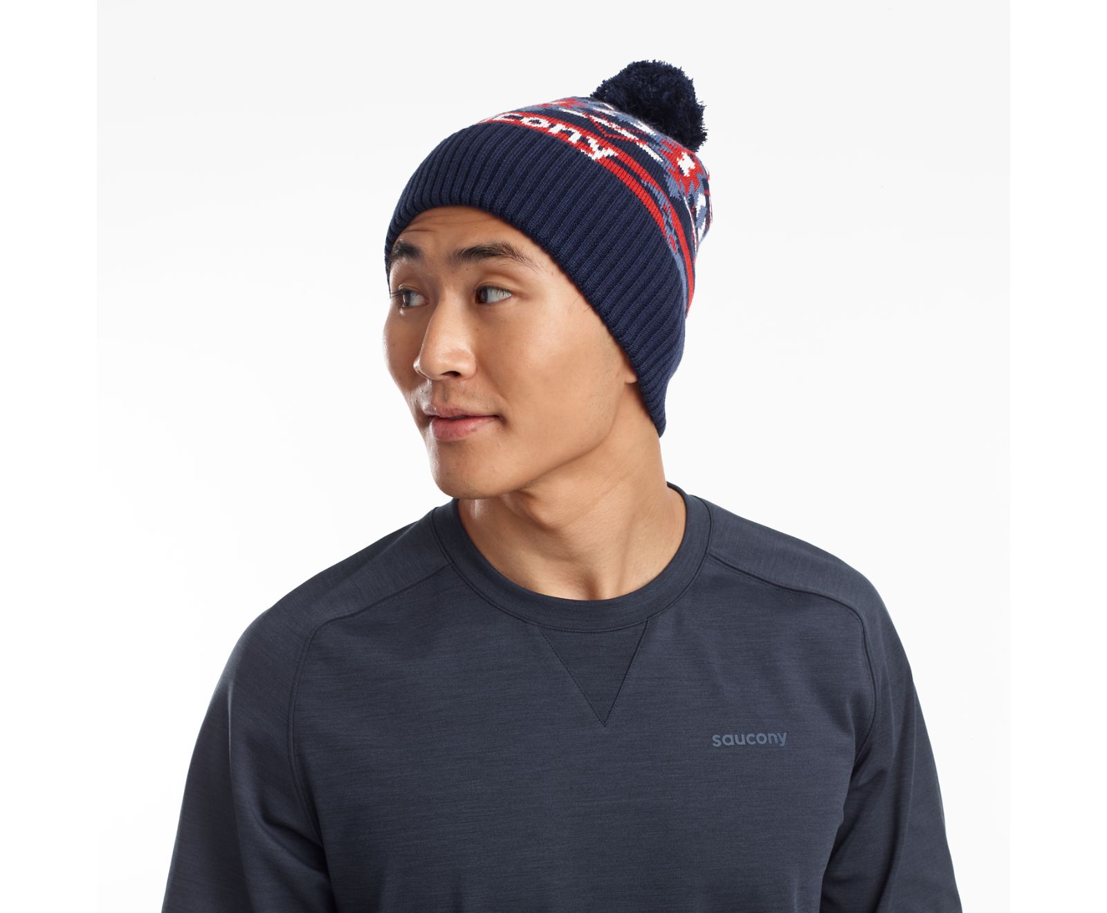 Pánské Beanies Saucony Rested Pom Blankyt | 2875-IAEFB