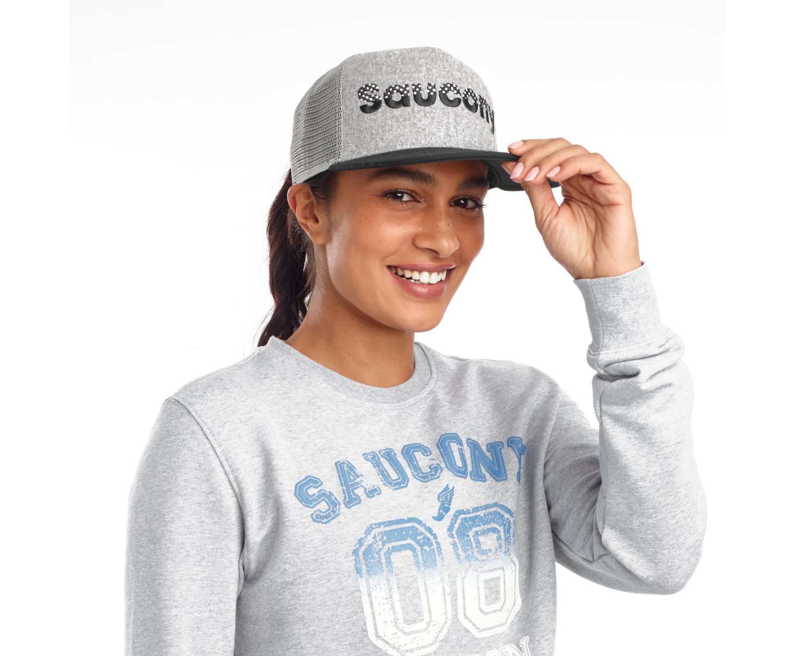 Pánské Klobouky Saucony Trucker Světle Šedé | 1239-XZMLD