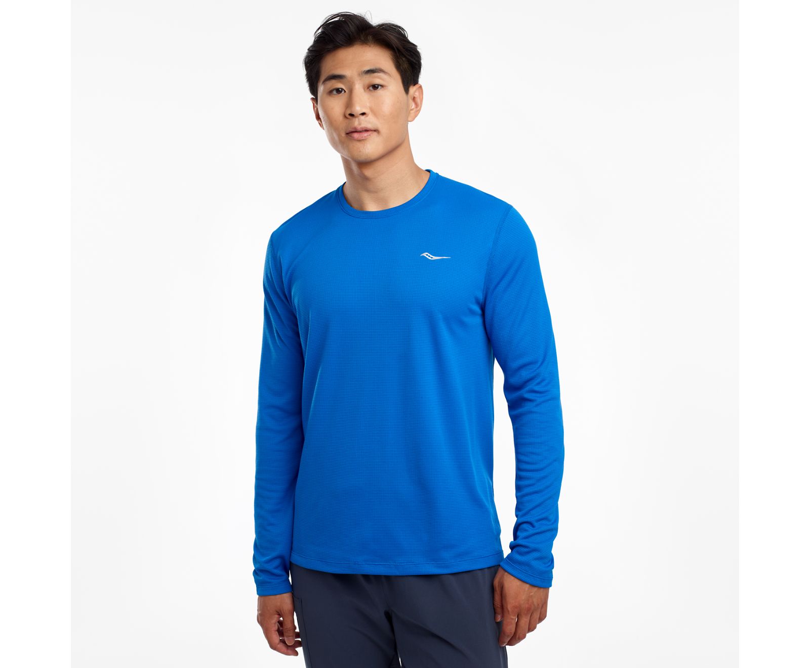 Pánské Košile Saucony Stopwatch Long Sleeve Blankyt | 3742-MXCZW