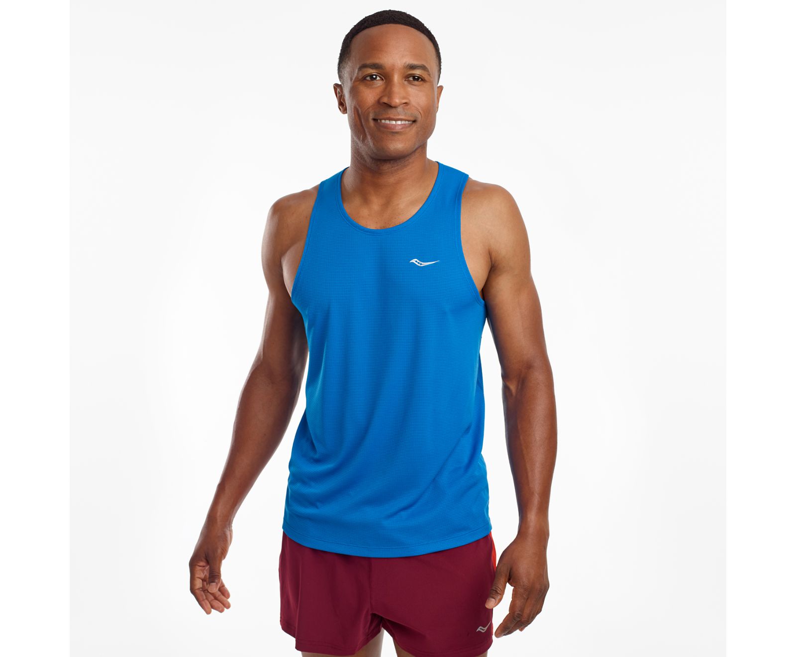 Pánské Tílko Saucony Stopwatch Singlet Blankyt | 3245-AYUOE