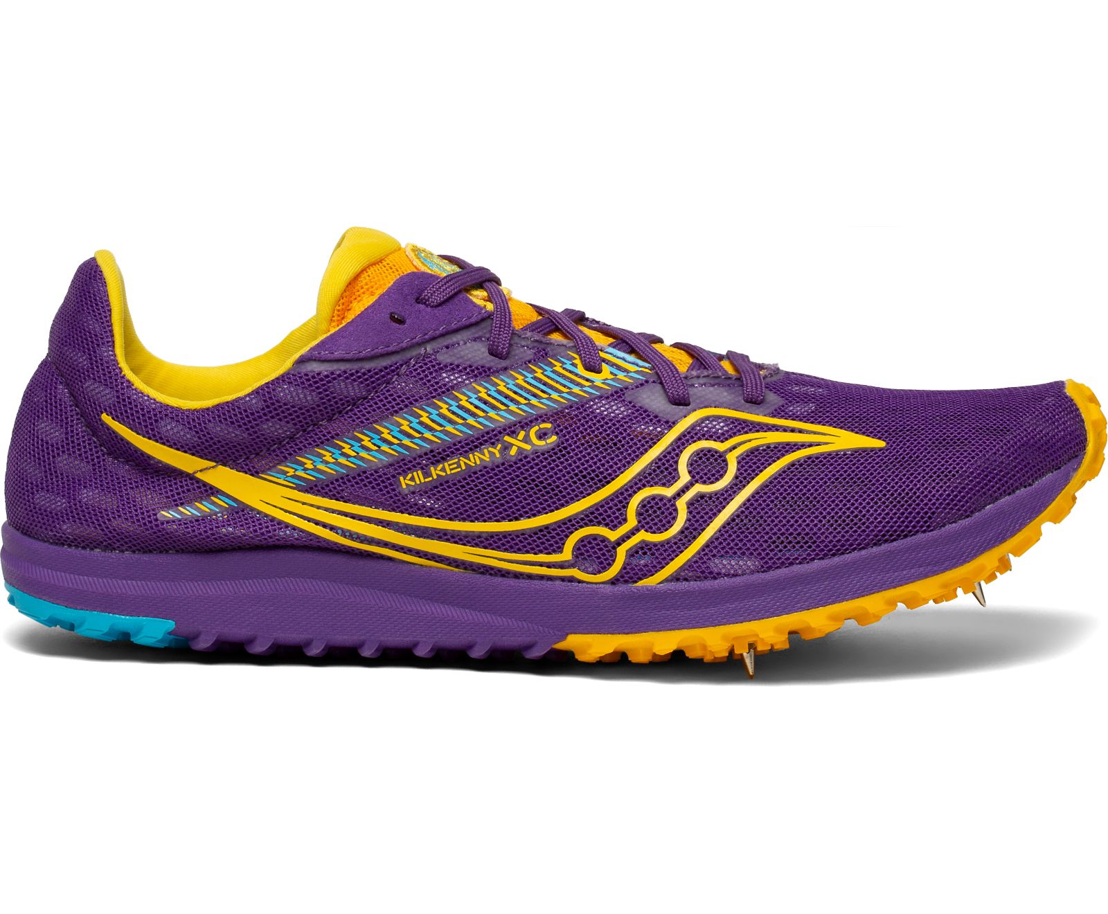 Dámské Běžecké Boty Saucony Kilkenny Xc9 Spike Fialové Zlaté | 7394-PMXNF