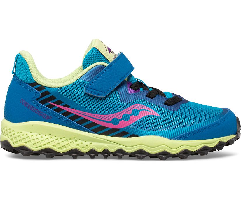 Dětské Tenisky Saucony Peregrine 11 Shield A/C Tmavě Blankyt Růžové Světle Zelene | 8320-KSBHP