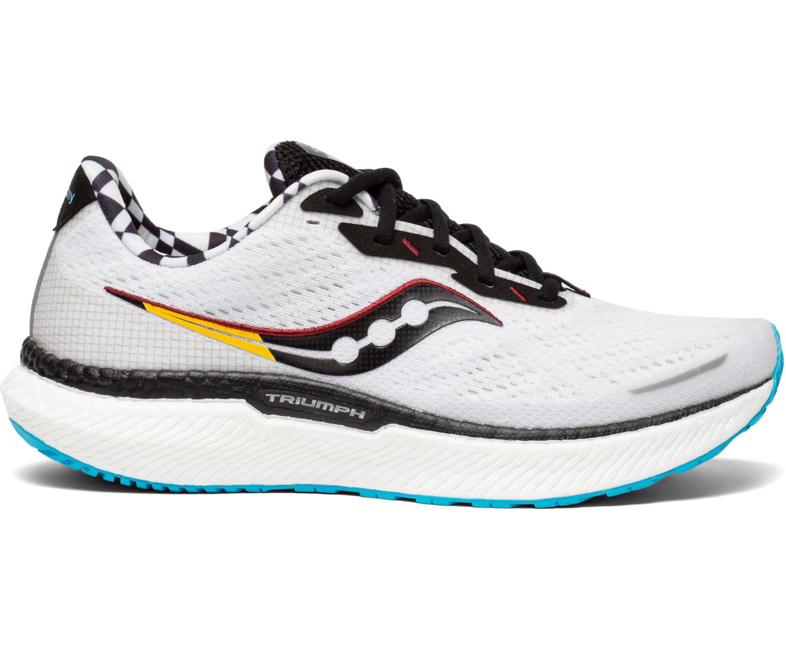 Pánské Běžecké Boty Saucony Triumph 19 Bílé Černé | 6207-FUTCY