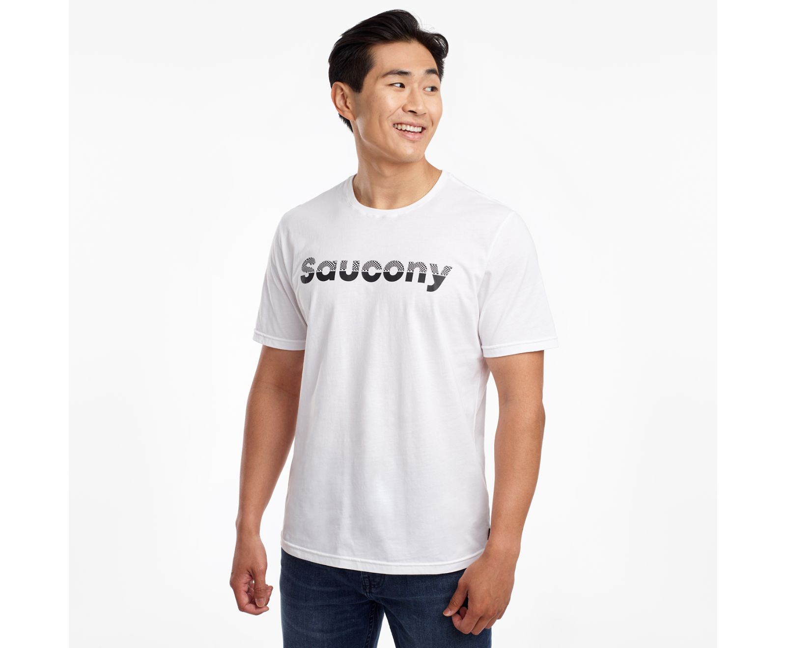 Pánské Košile Saucony Rested Krátké Sleeve Bílé | 8293-XQBPL